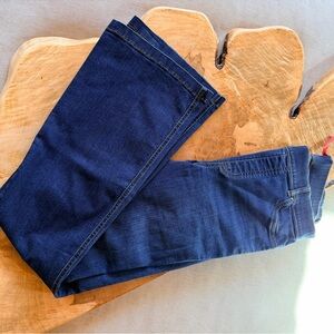 SPANX Dark Blue Denim Flare Jeans